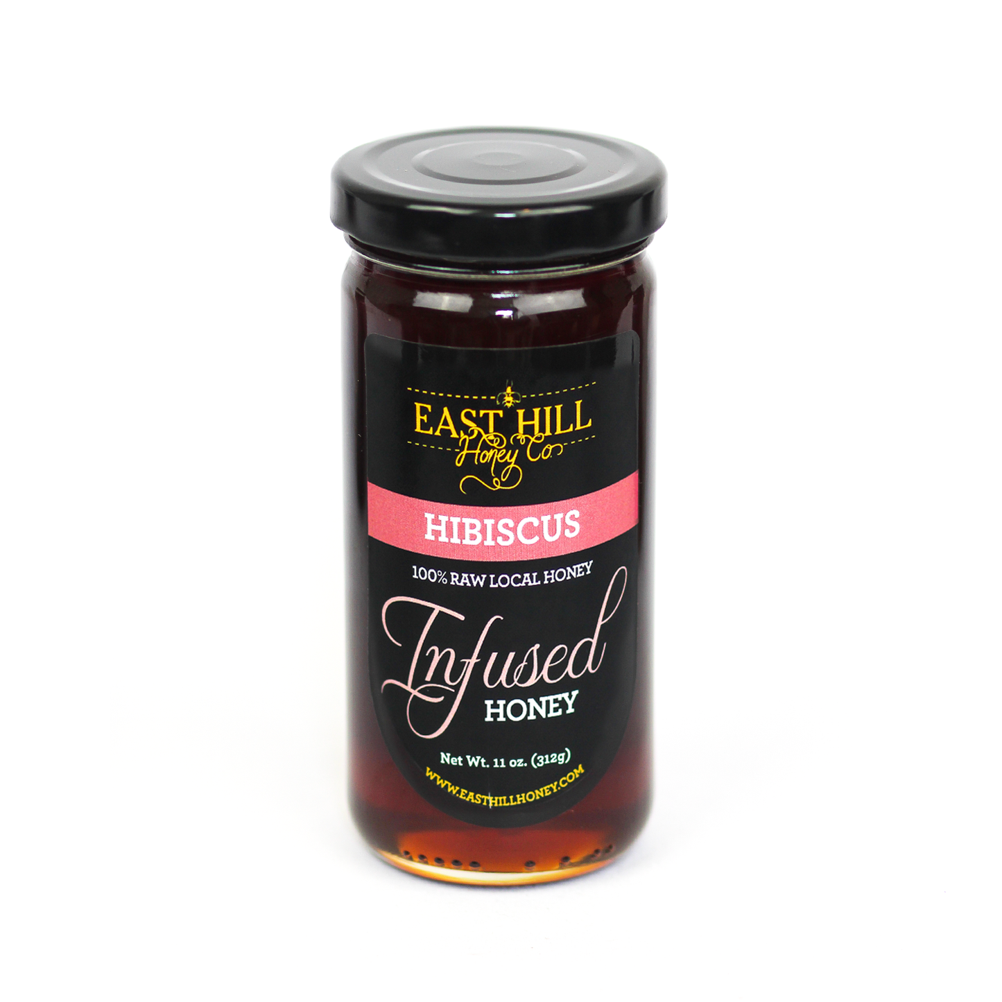 Hibiscus Infused Honey